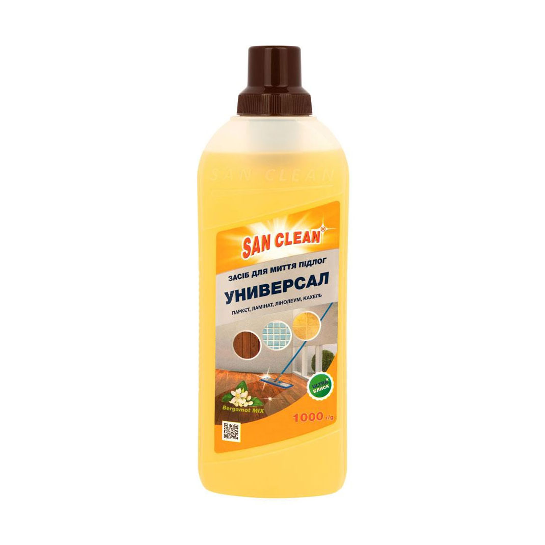 Засіб для миття підлоги San Clean Універсал, Бергамот, 1 кг